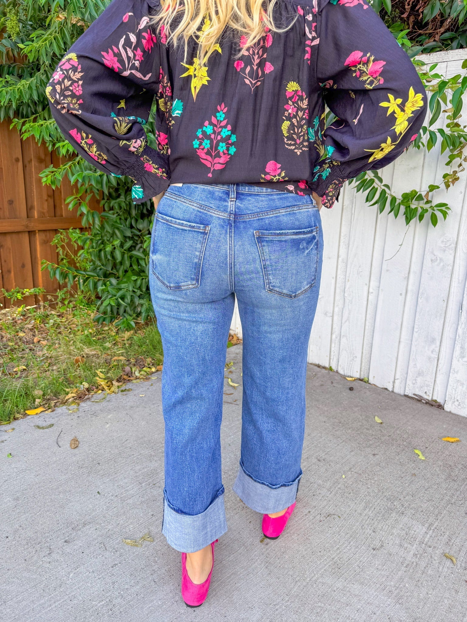 Sienna High Rise Straight Leg Jeans - Love