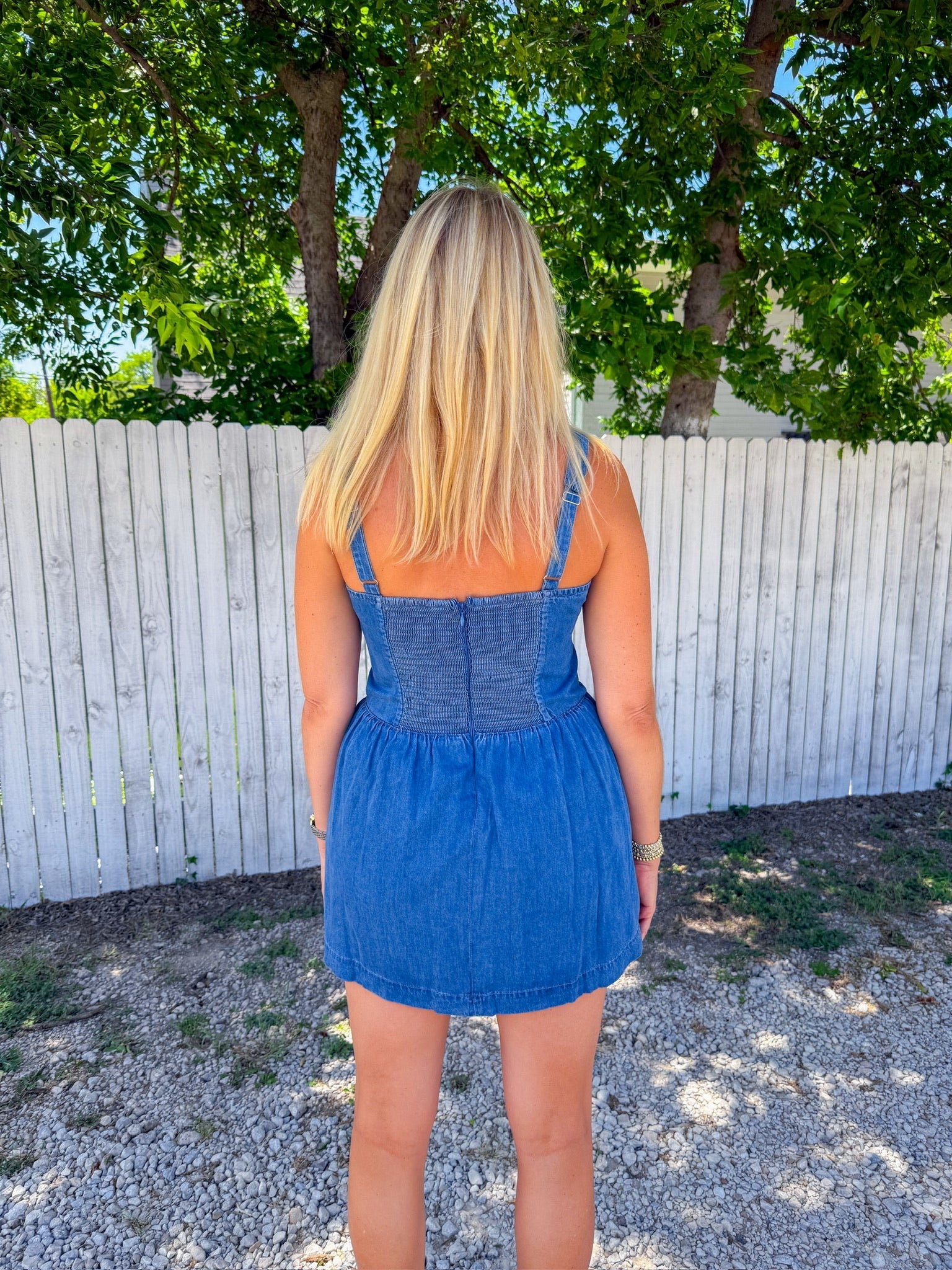 Corset Mini Dress - Dark Indigo