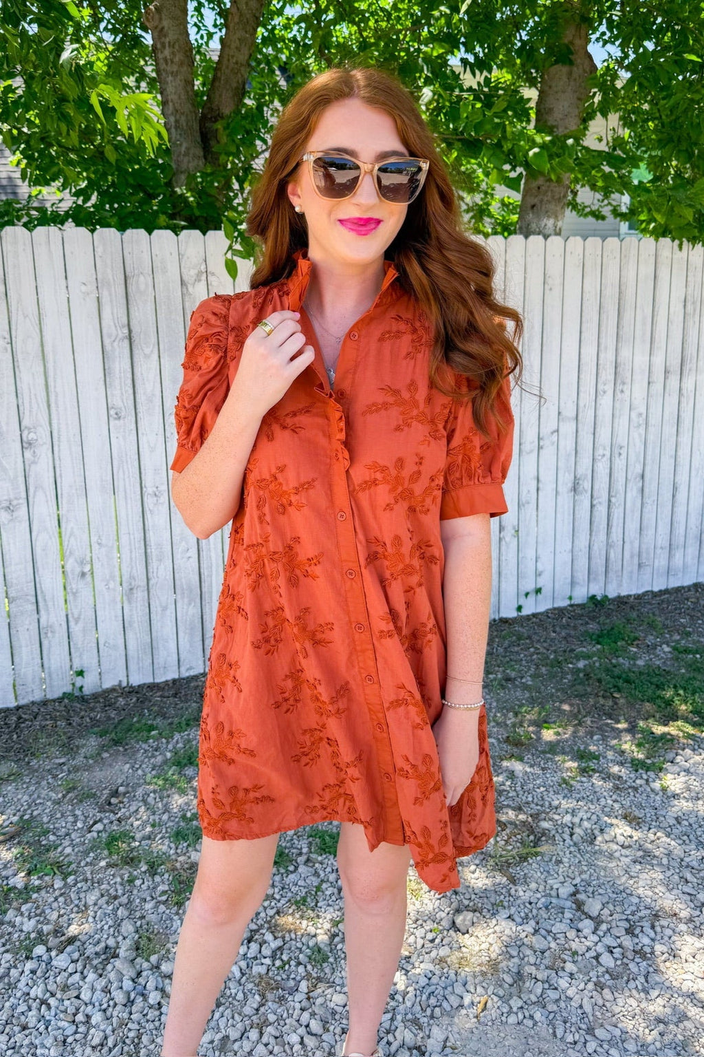 All The Feels Mini Dress - Caramel