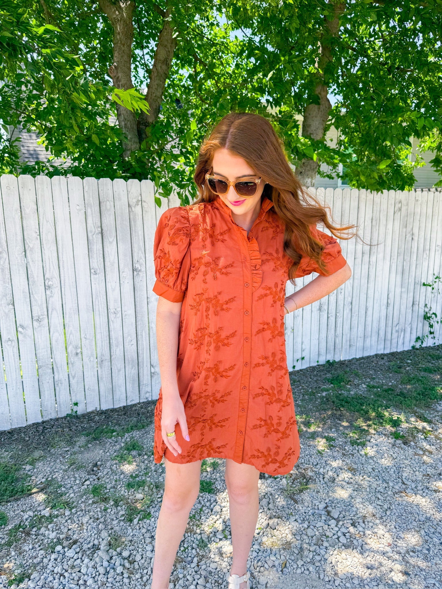 All The Feels Mini Dress - Caramel