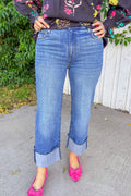 Sienna High Rise Straight Leg Jeans - Love