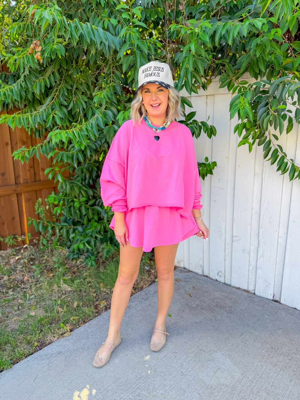 Cheerful Vibes Top - Pink