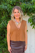 Always On The Go Vest - Brown