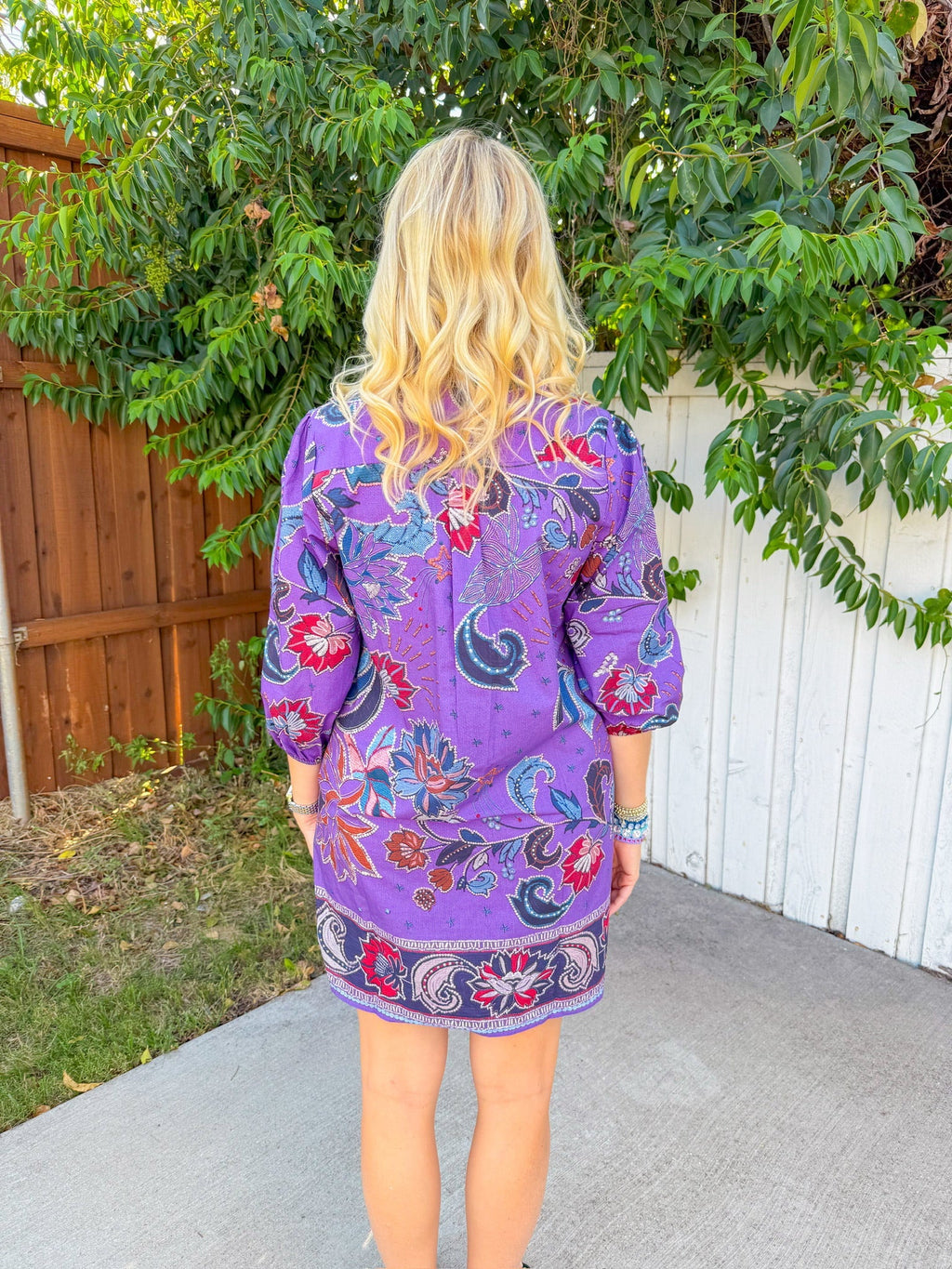 Rich In Life Mini Dress - Purple