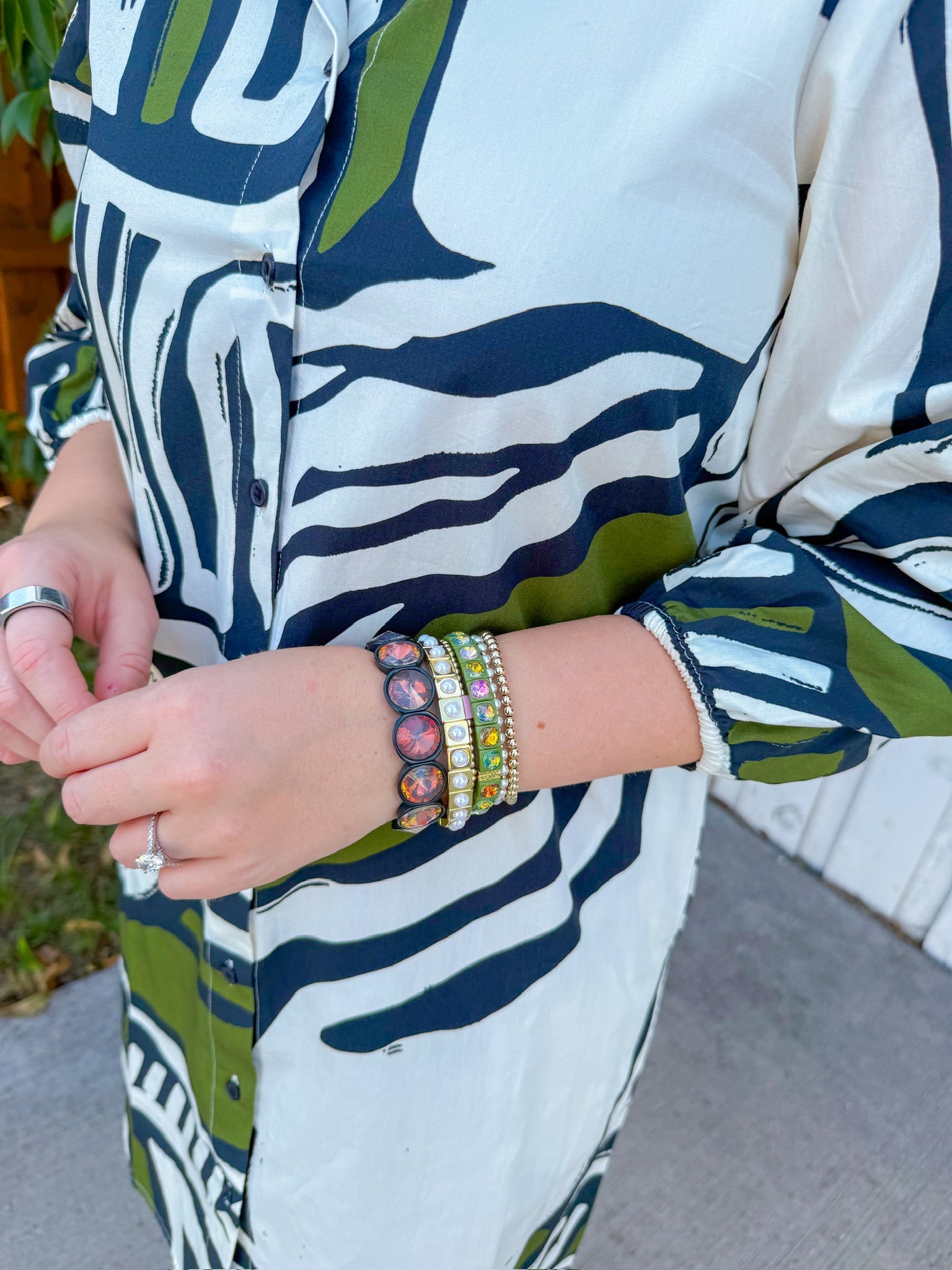 Modern Edge Mini Dress - Zebra