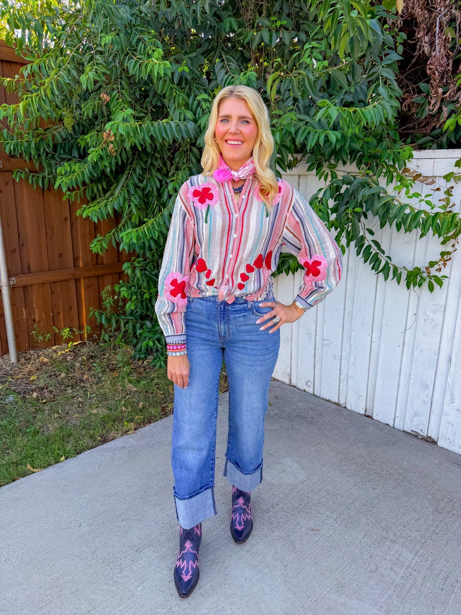 Such A Charmer Top - Multi