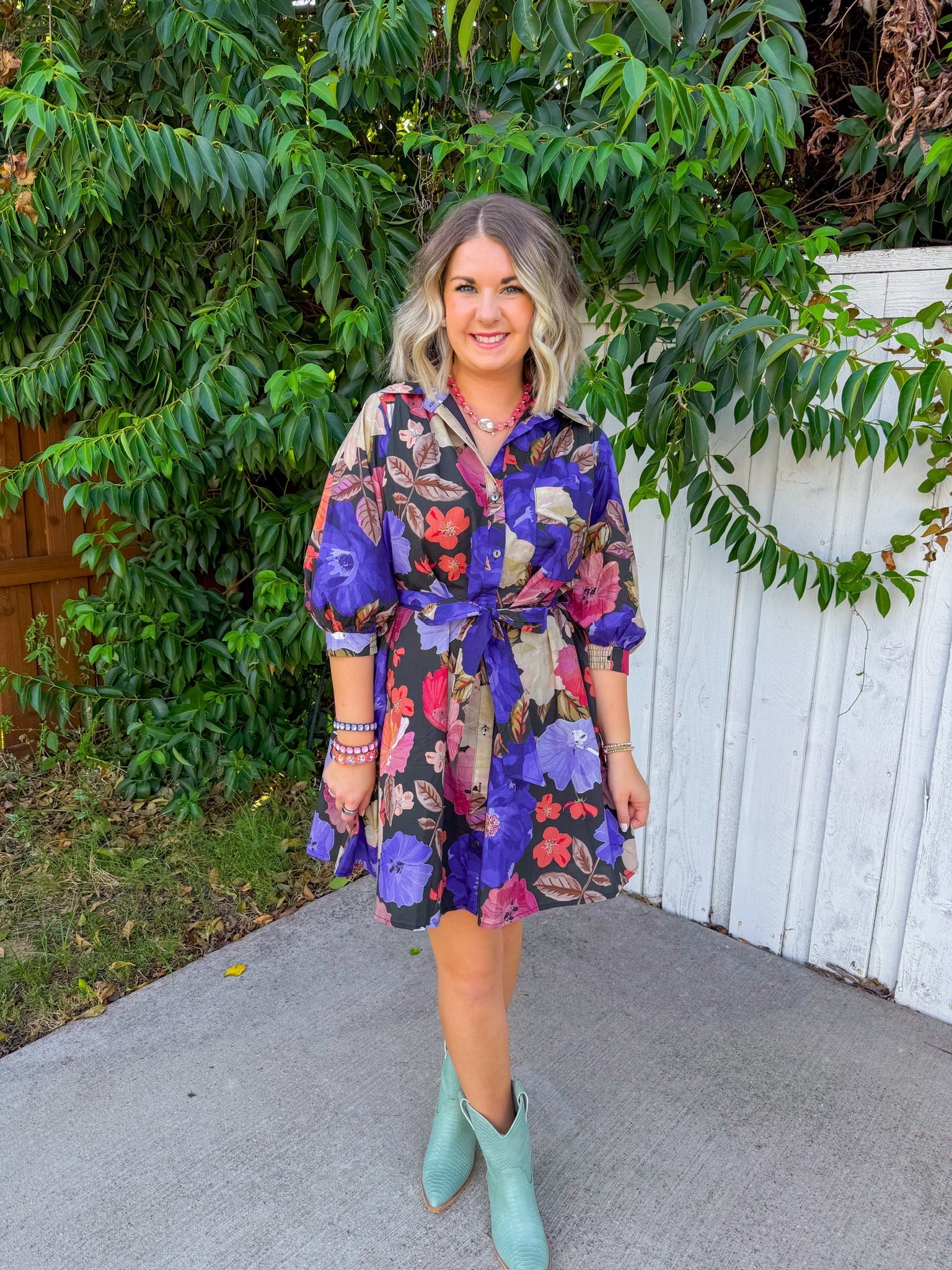 Best Bloom Mini Dress - Midnight