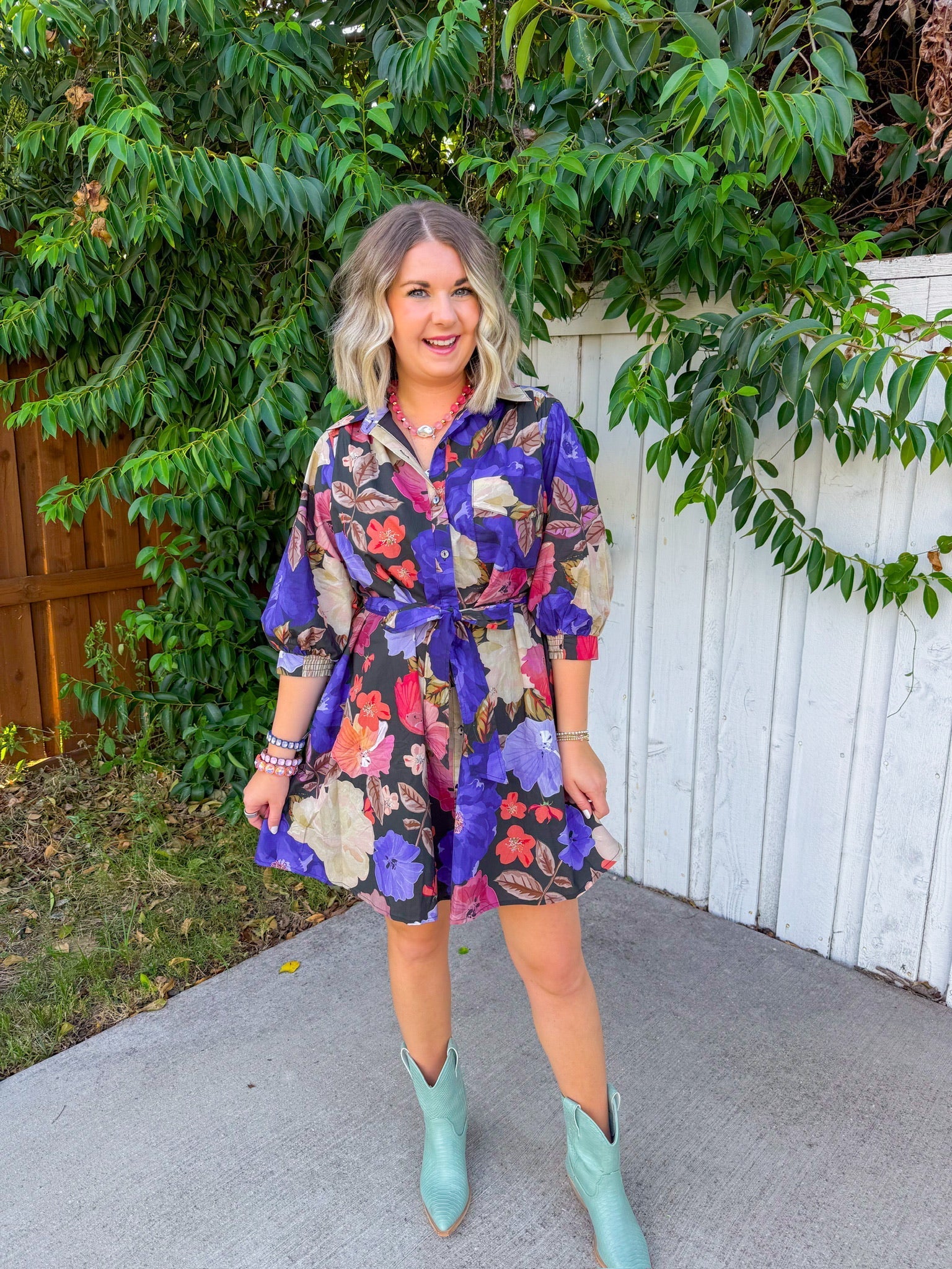 Best Bloom Mini Dress - Midnight