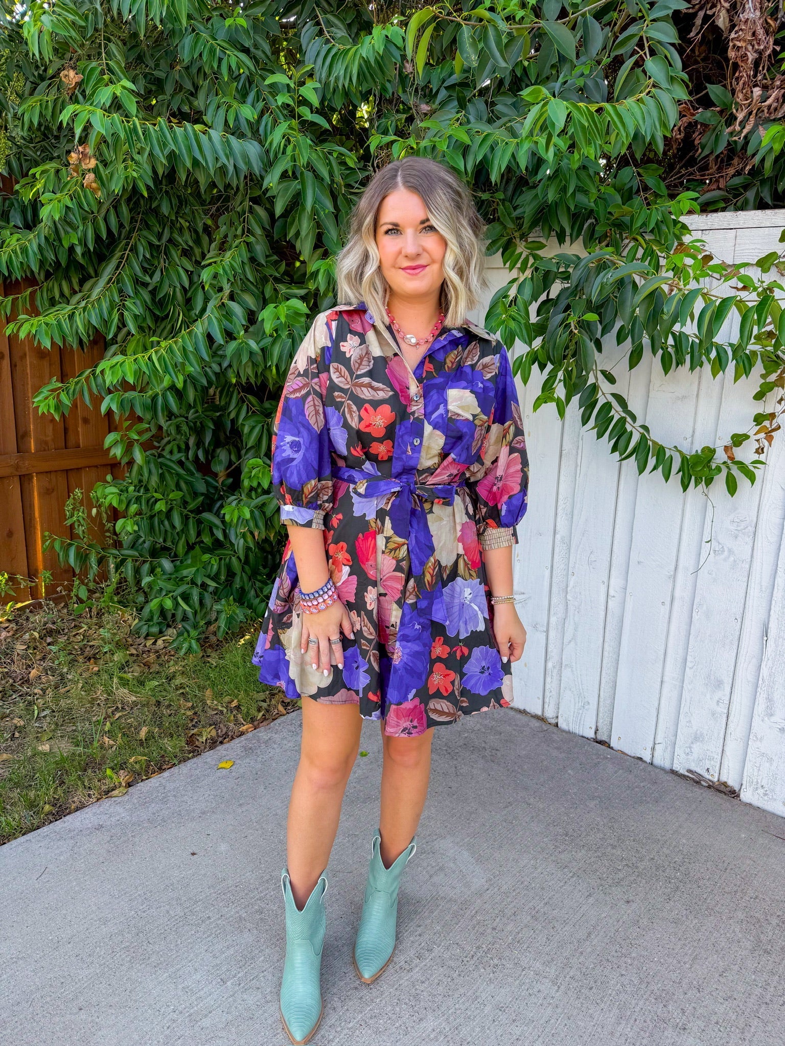 Best Bloom Mini Dress - Midnight