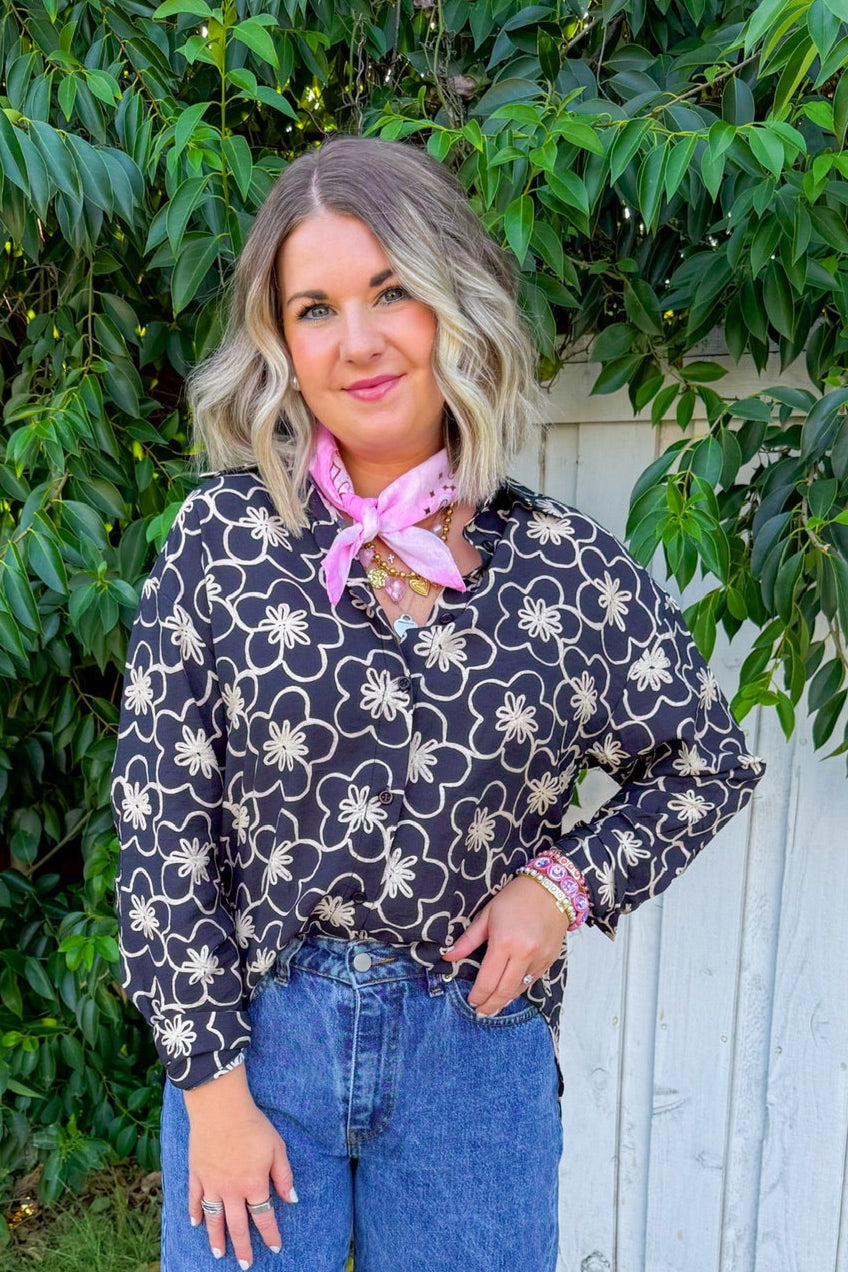 Night Cap Top - Black