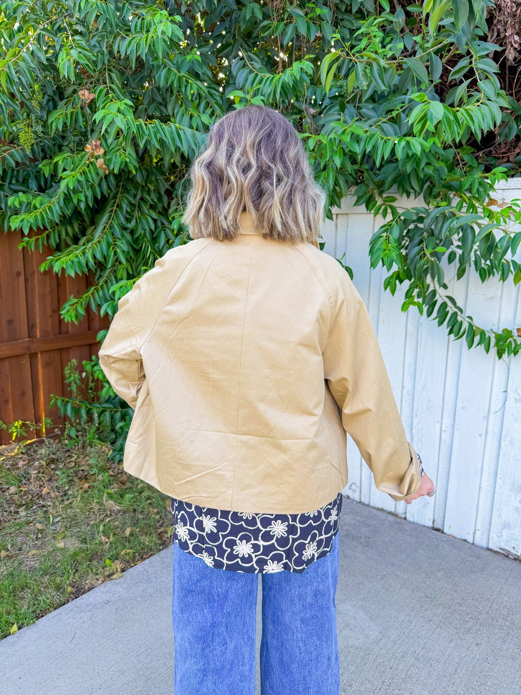 Too Posh Jacket - Tan/Plaid