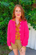 Sweet Darling Cardigan - Coral