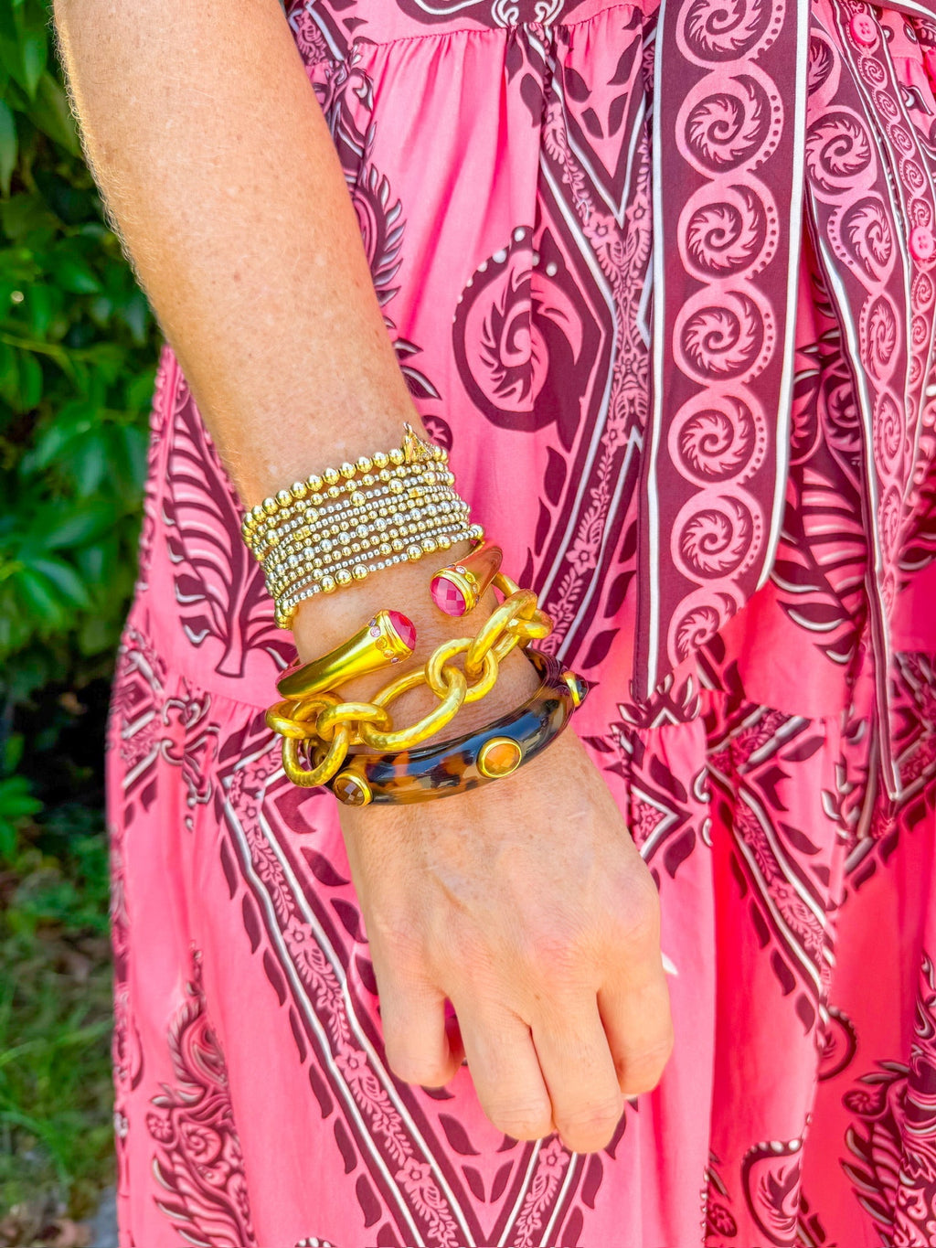 Della Midi Dress - Salmon