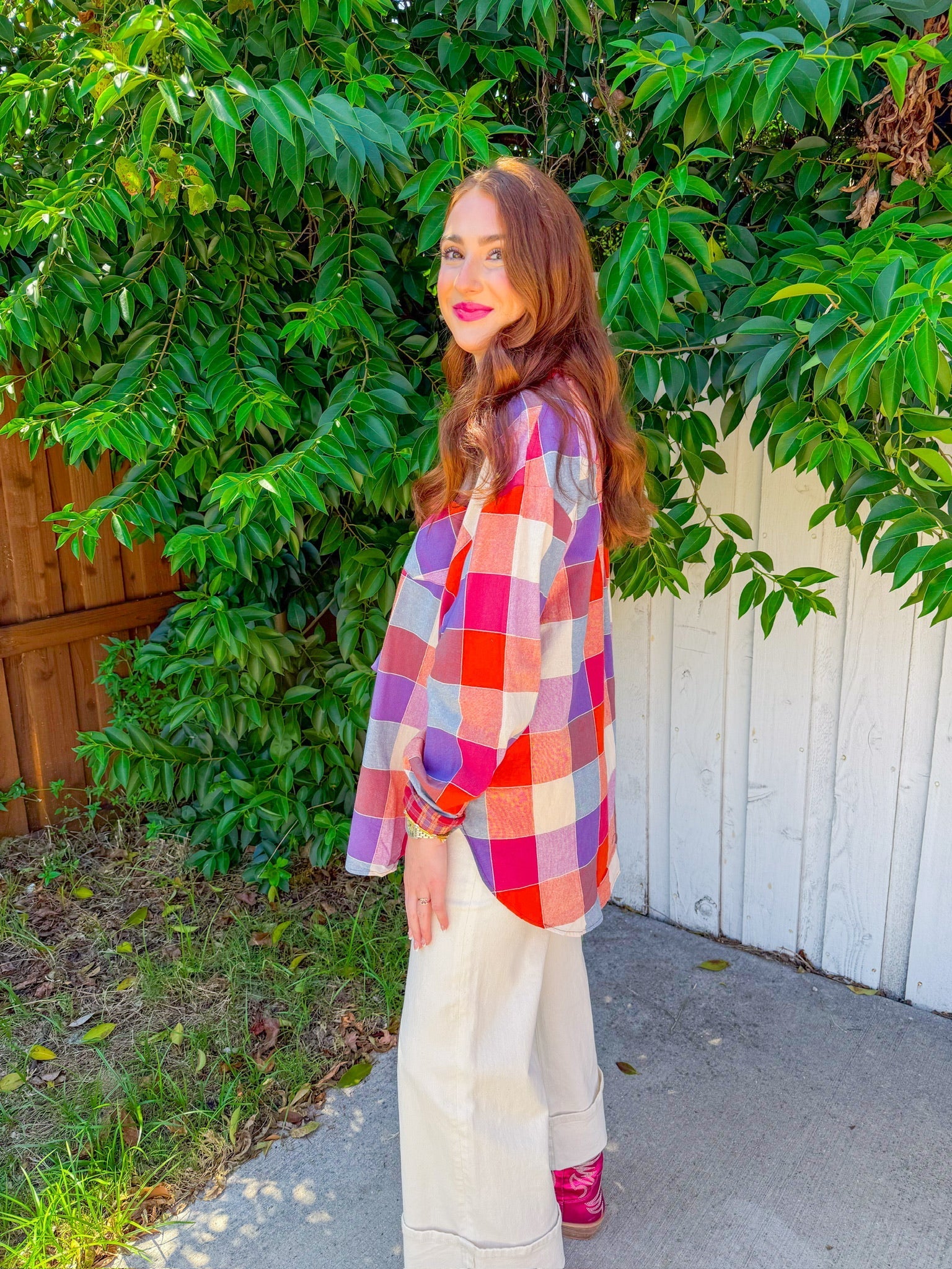 Tailgate Fun Top - Orange/Purple