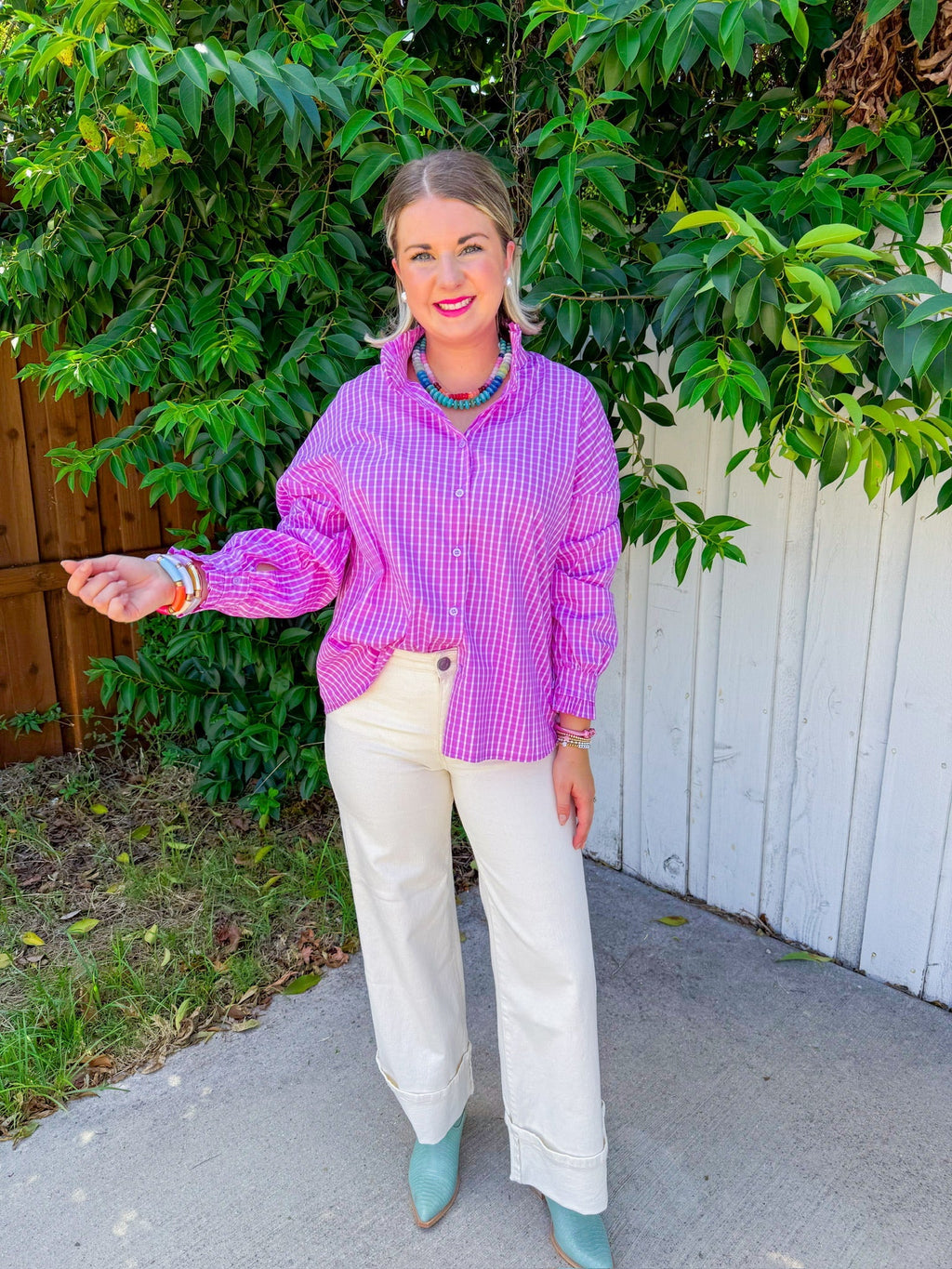 Crisp Air Night Top - Purple