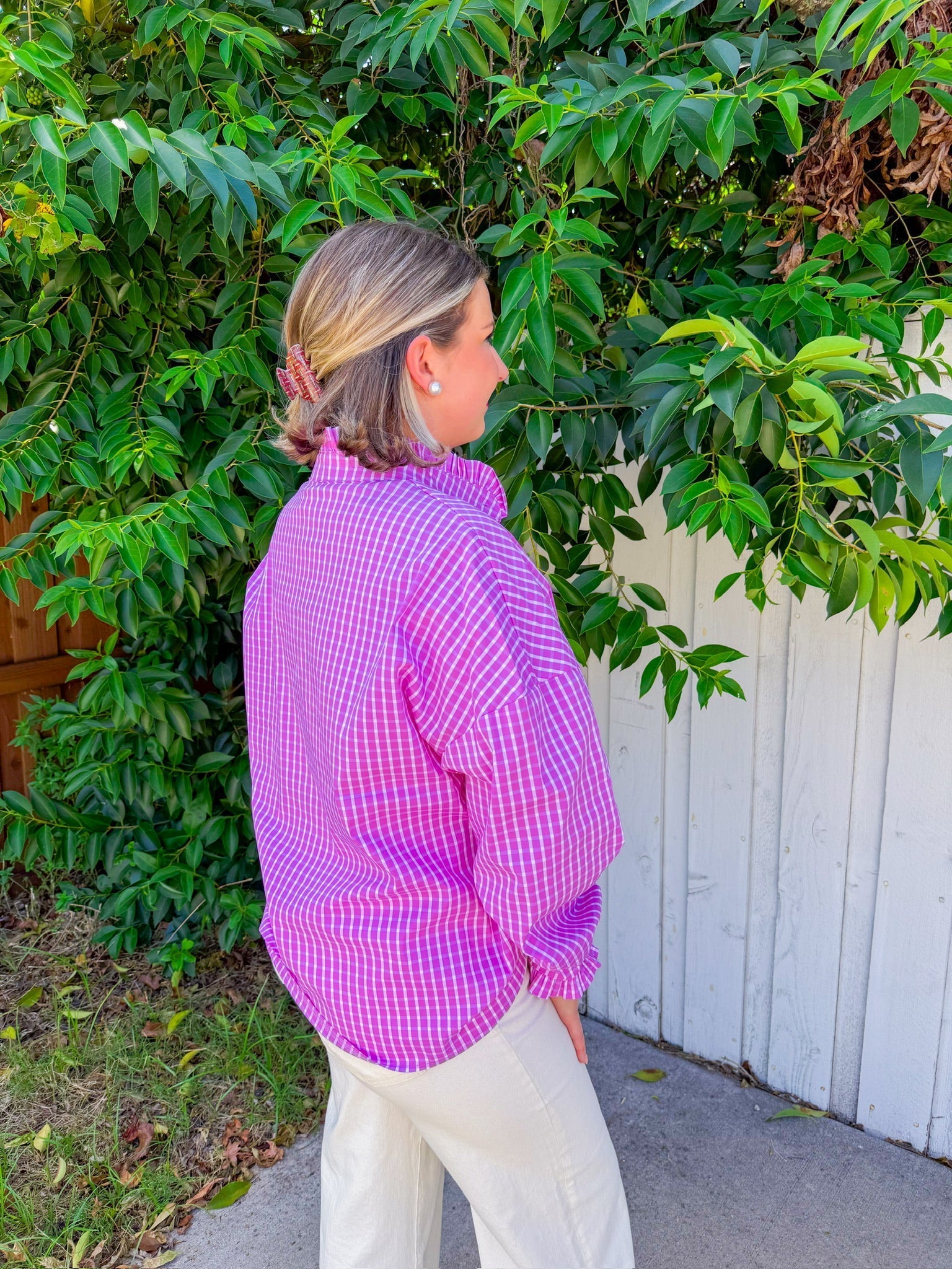 Crisp Air Night Top - Purple