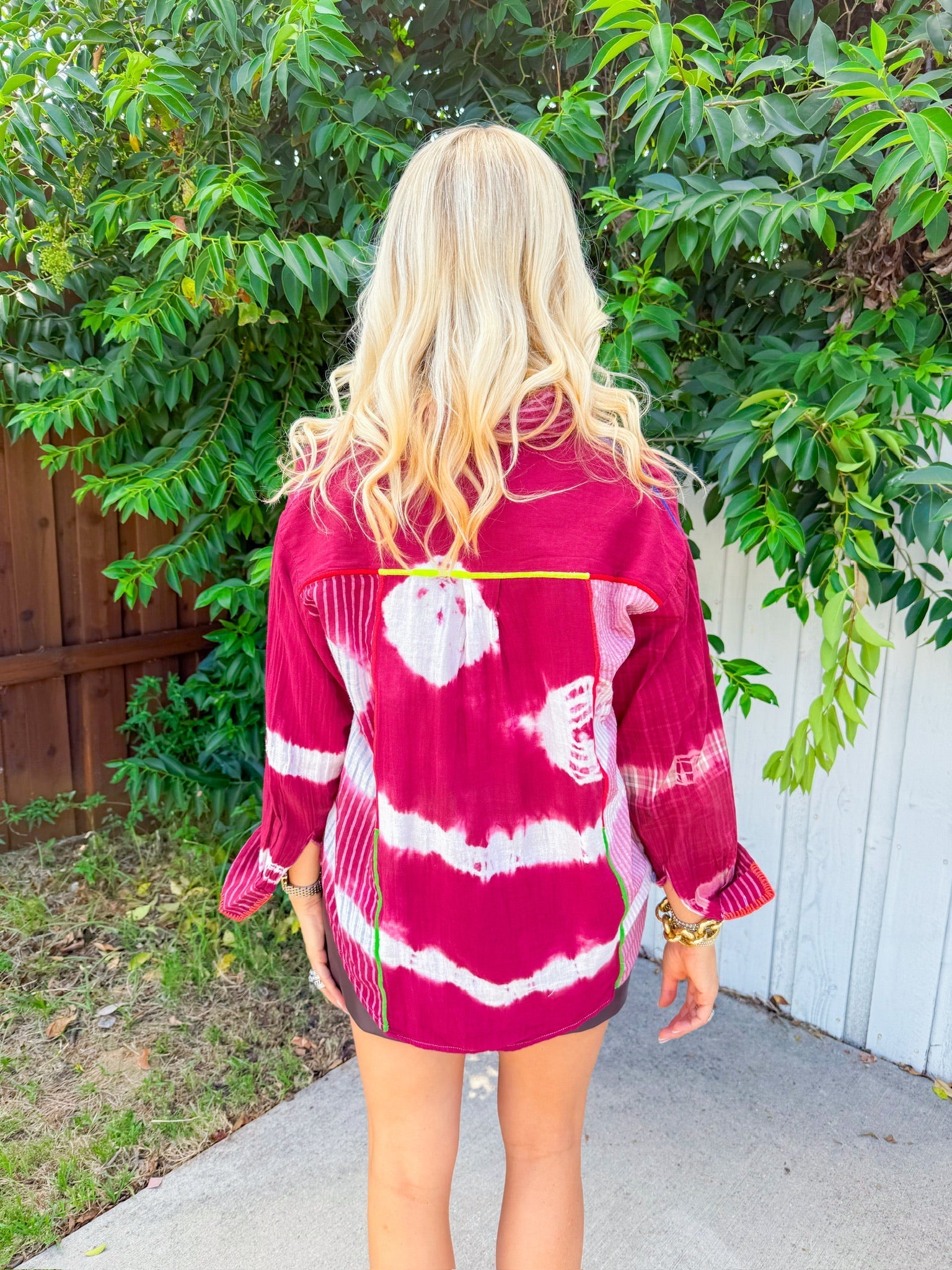 Work of Art Top - Maroon