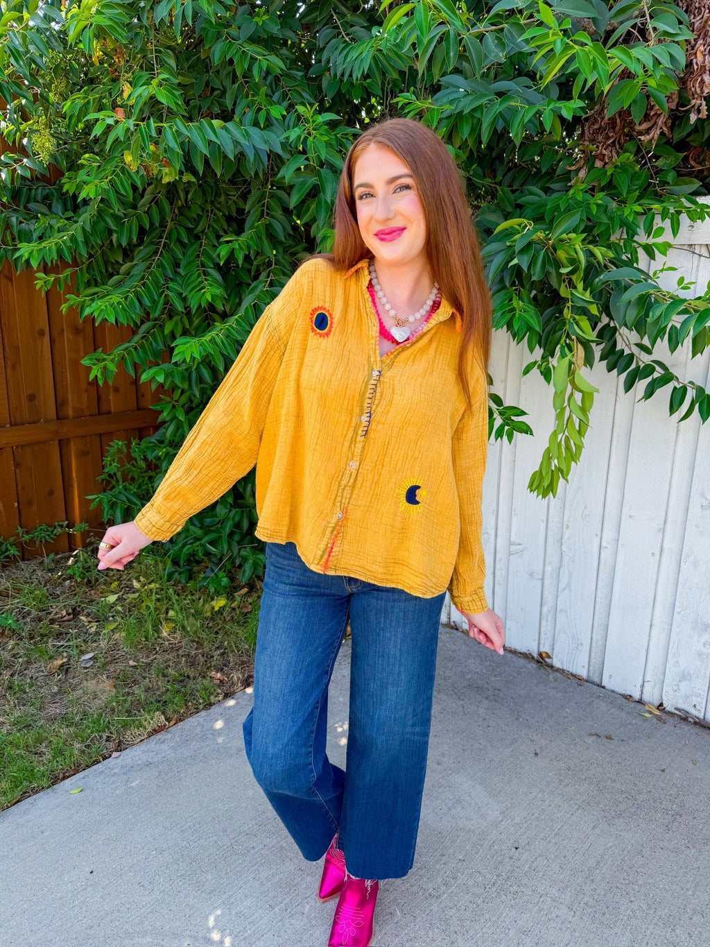 Main Character Top - Mustard