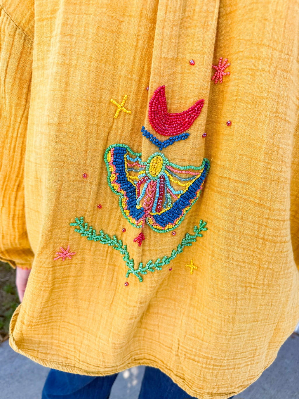 Main Character Top - Mustard