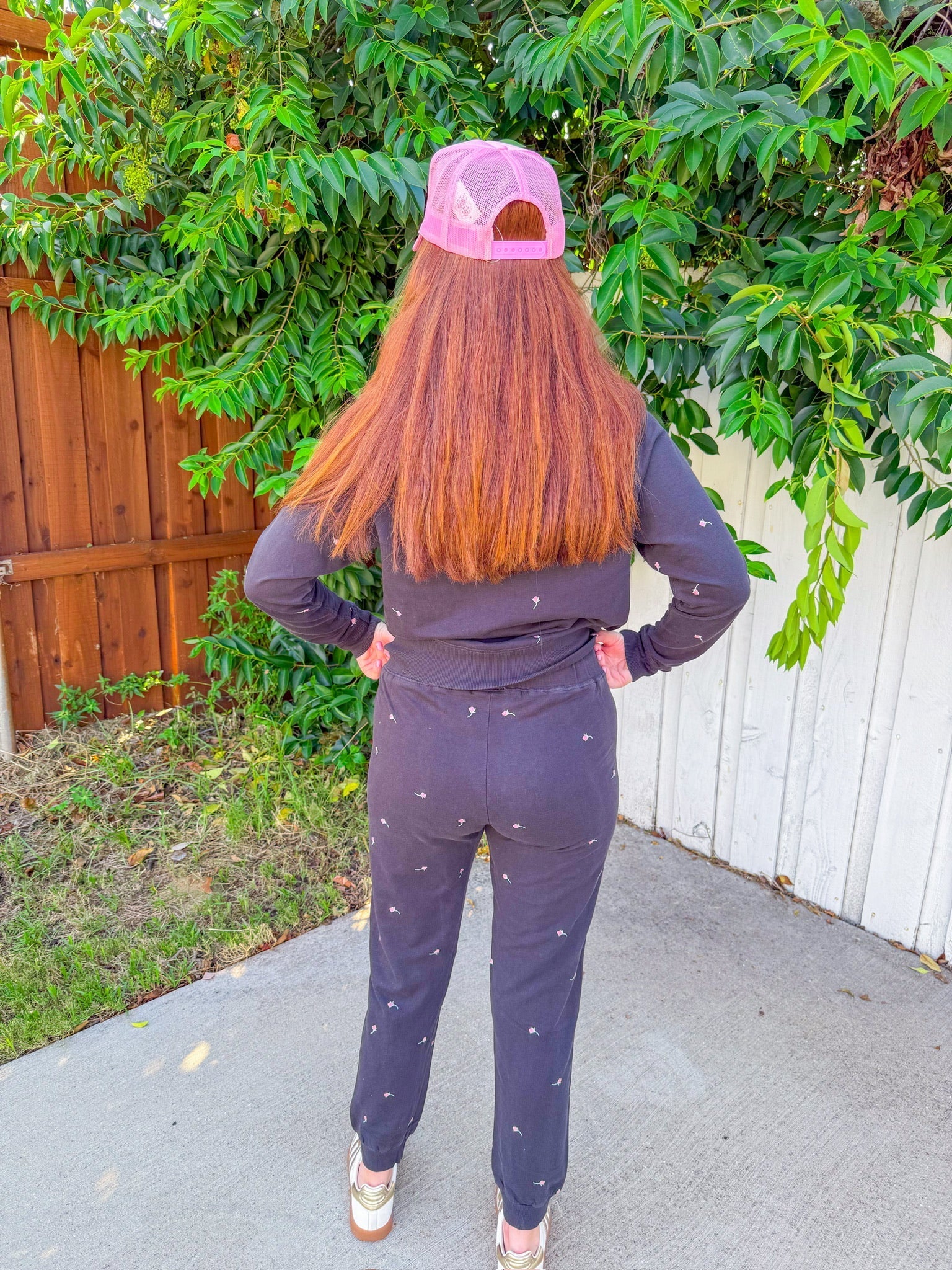 Chloe Embroidered Sweatshirt - Black