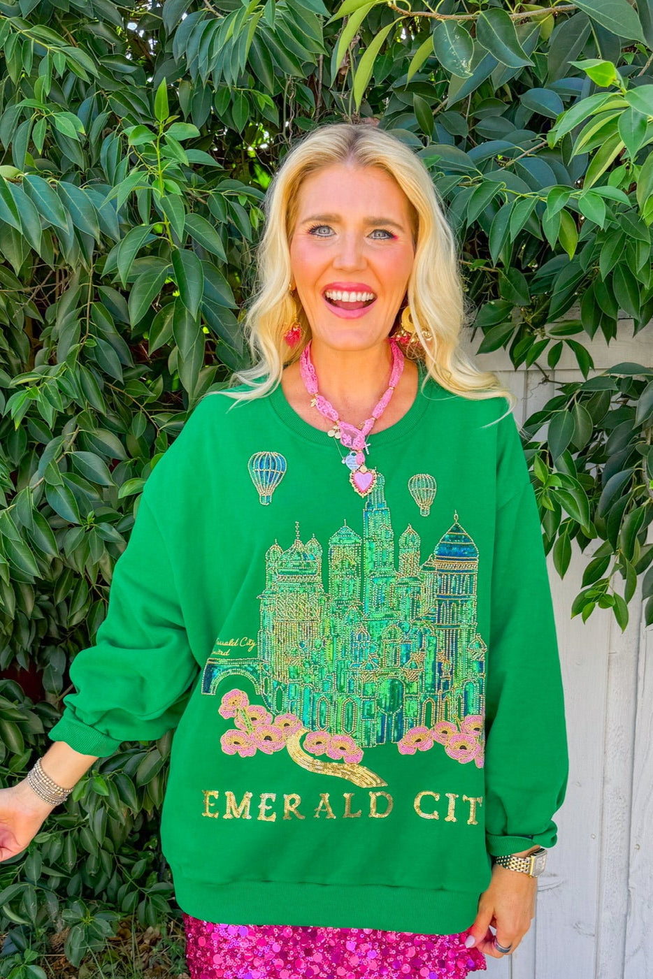Licensed Emerald City Sweatshirt - Green