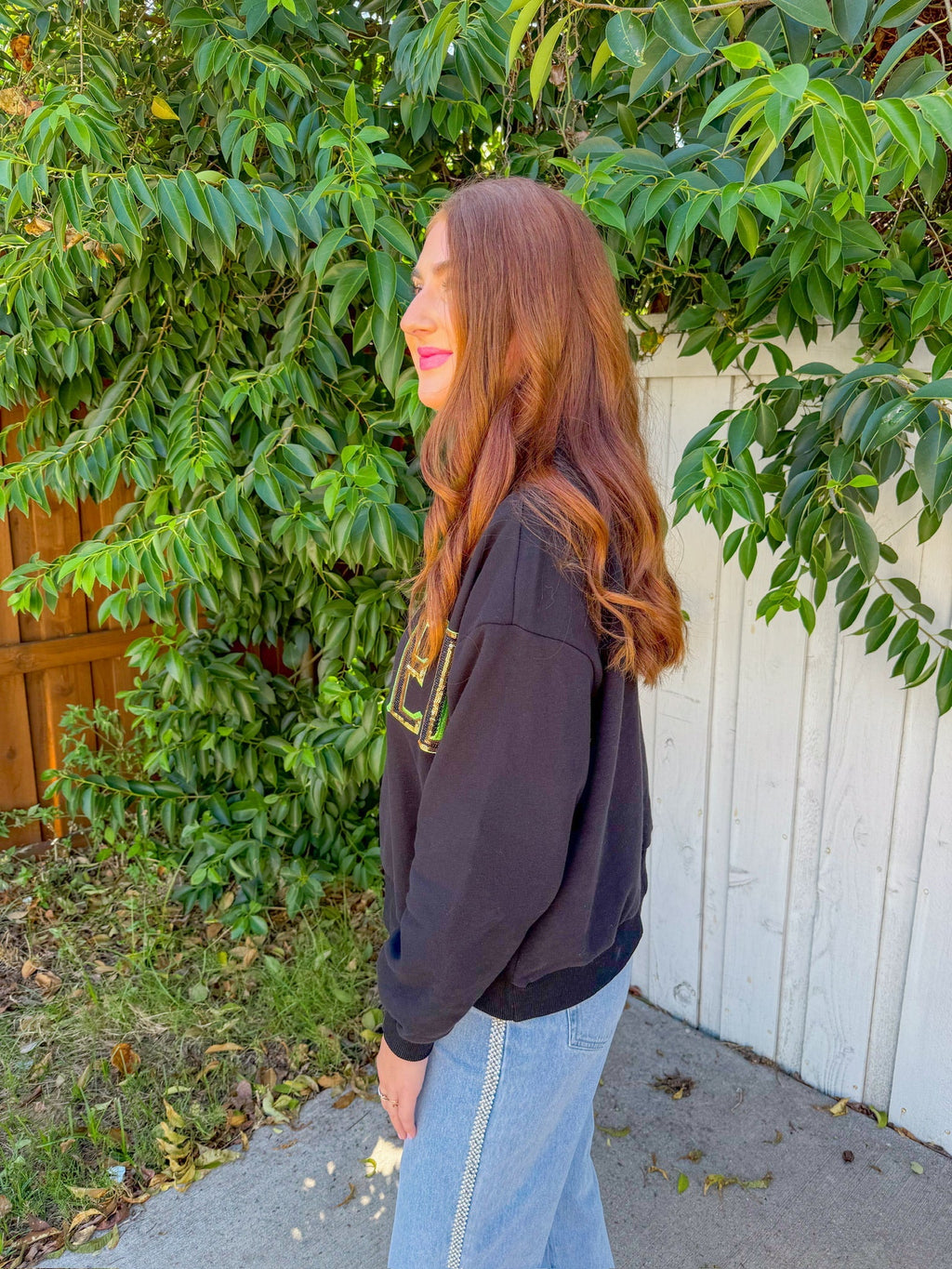 Licensed “Wicked” Logo Sweatshirt - Black