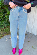 Icon Jeans - Indigo w/ Rhinestone Trim