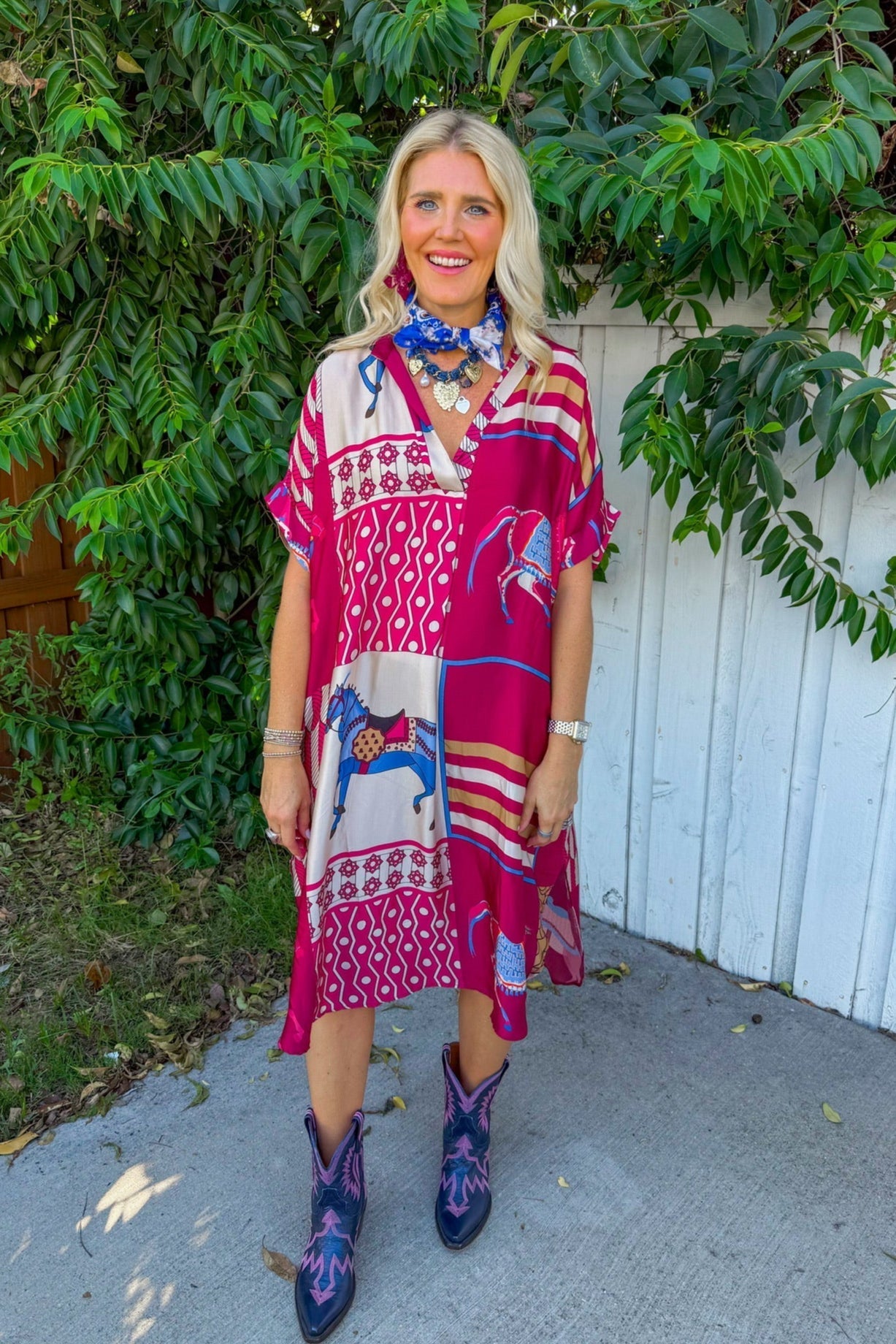 Girl Nights Midi Dress - Burgundy