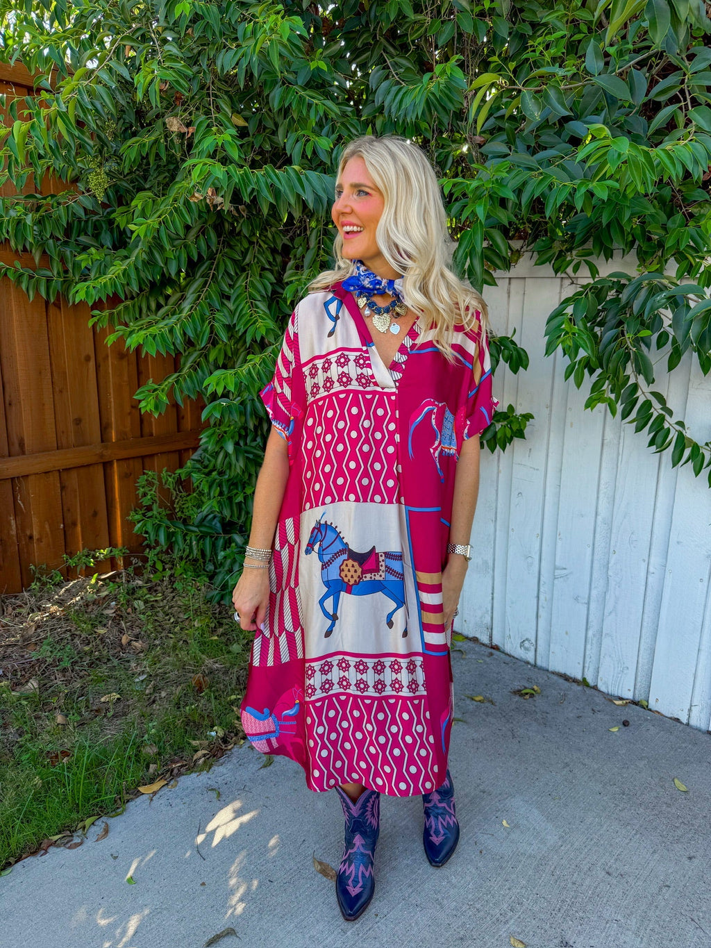 Girl Nights Midi Dress - Burgundy