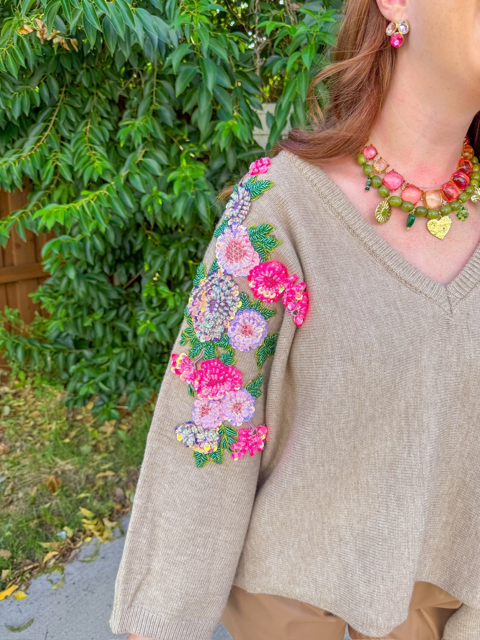 Dear Darling Sweater - Taupe