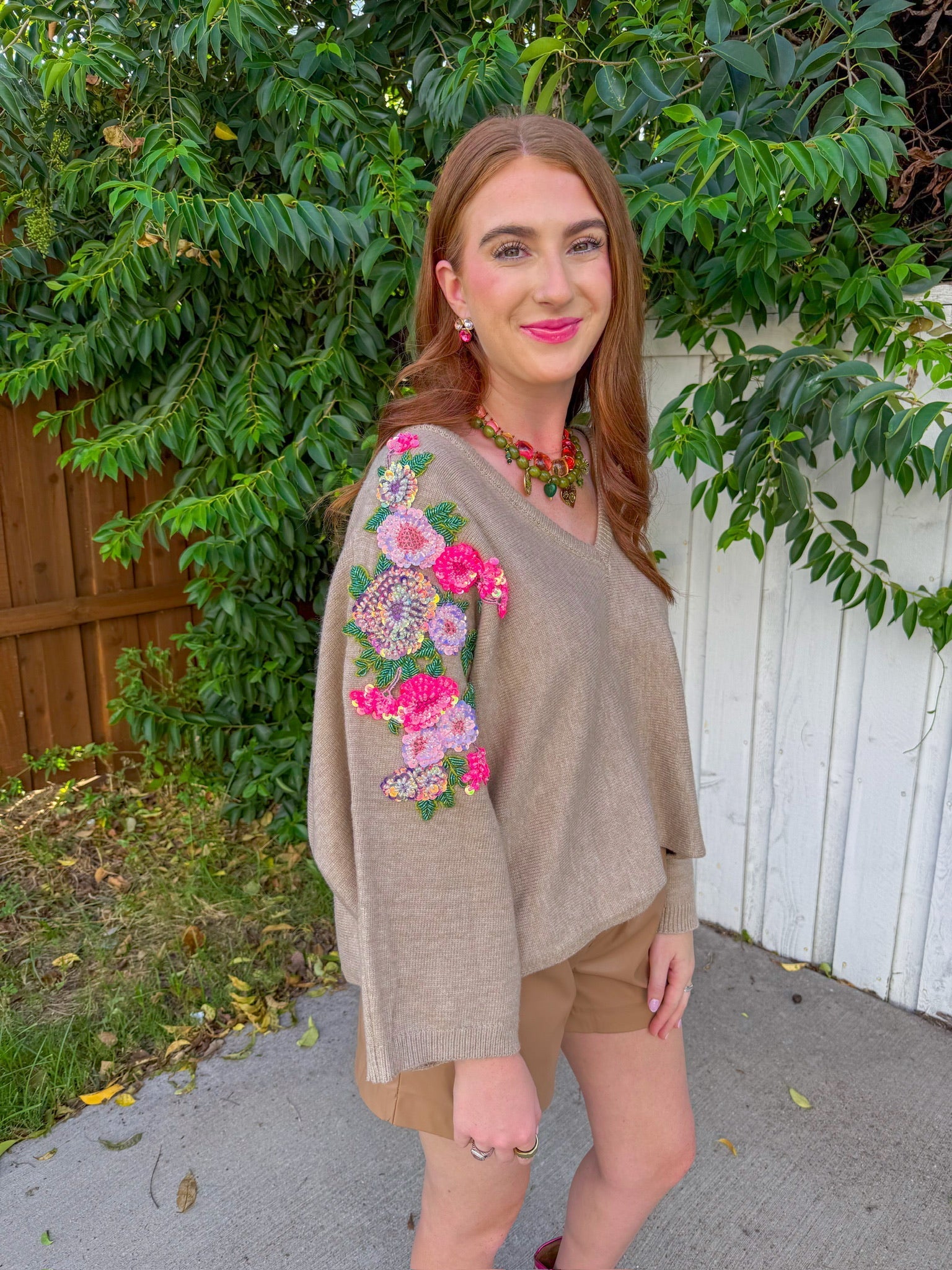 Dear Darling Sweater - Taupe