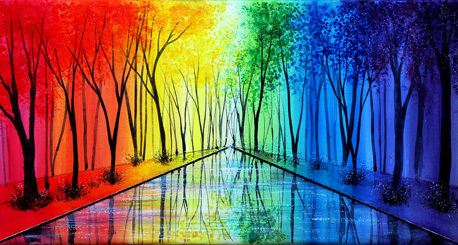 Rainbow painting